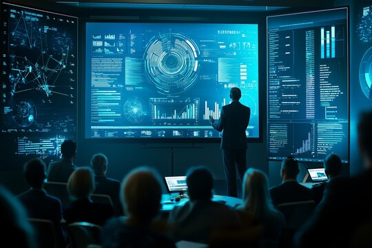 live demonstration of cutting-edge software at a technical conference