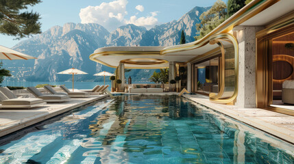 A visual of luxury lifestyle experiences that foster happiness through relaxation, travel, and exclusive activities.