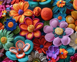 Craft and DIY projects with vibrant materials, artistic and creative, Urban, Bright hues, Photograph, Handmade beauty