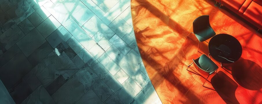 Flexible work arrangements with modern settings, adaptive and innovative, Urban, Cool tones, Photograph, Worklife balance