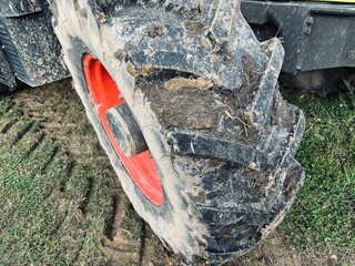 Tracker wheel in the field 