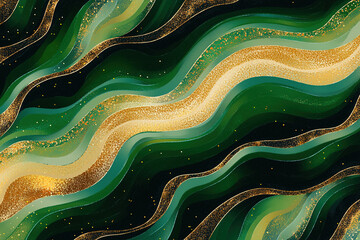 Green and Gold Flow