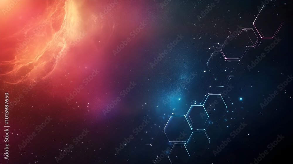 Poster flat design of graphene materials used in lightweight aerospace components and spacecraft structures