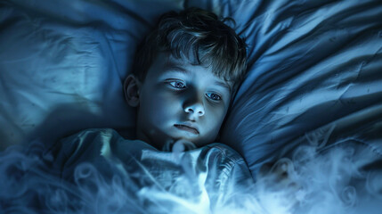 A comparison of nightmares in children versus adults, focusing on how different age groups experience fear in dreams.