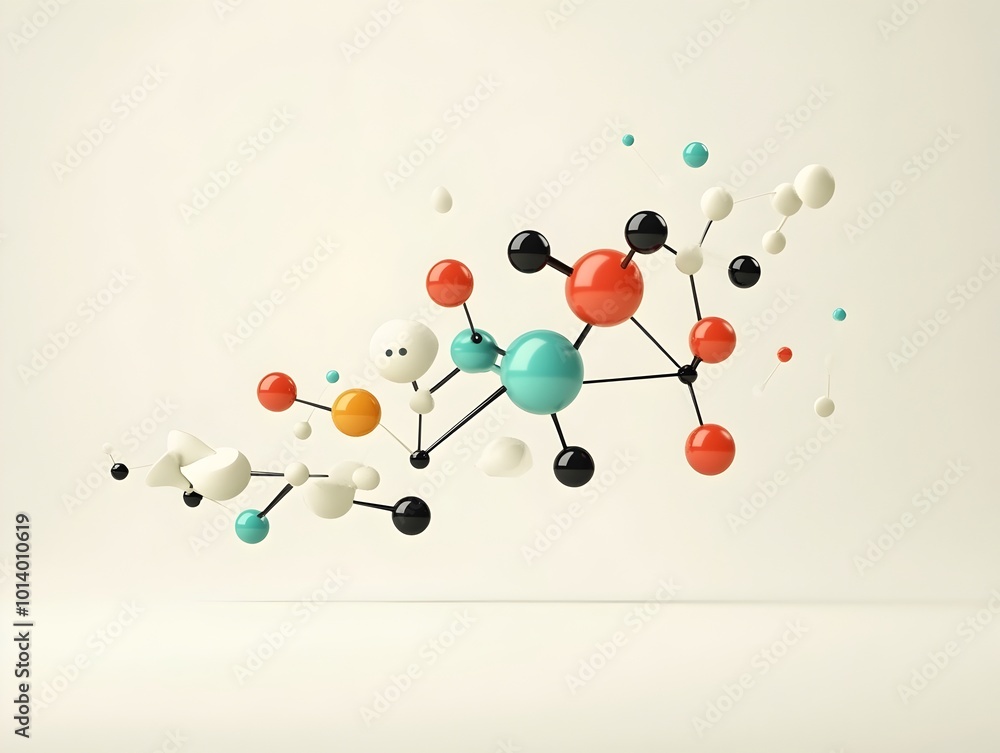 Poster a whimsical and creative interpretation of the insulin molecule transforming the complex medical str