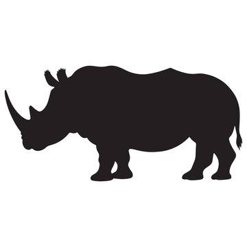 recommend clip art: rhino silhouette