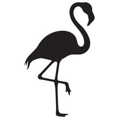 Obraz premium Flamingo Silhouette