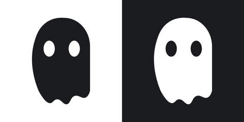 Ghost vector flat icon set.eps