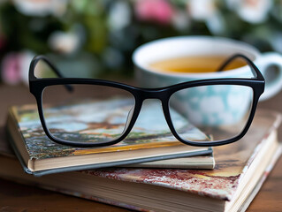 Reading in Style: Rectangular Reading Glasses with a Sleek Design