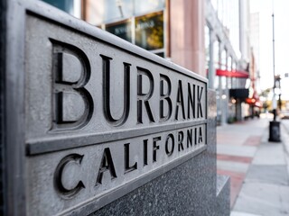 Obraz premium Burbank California, Burbank, California, Burbank CA