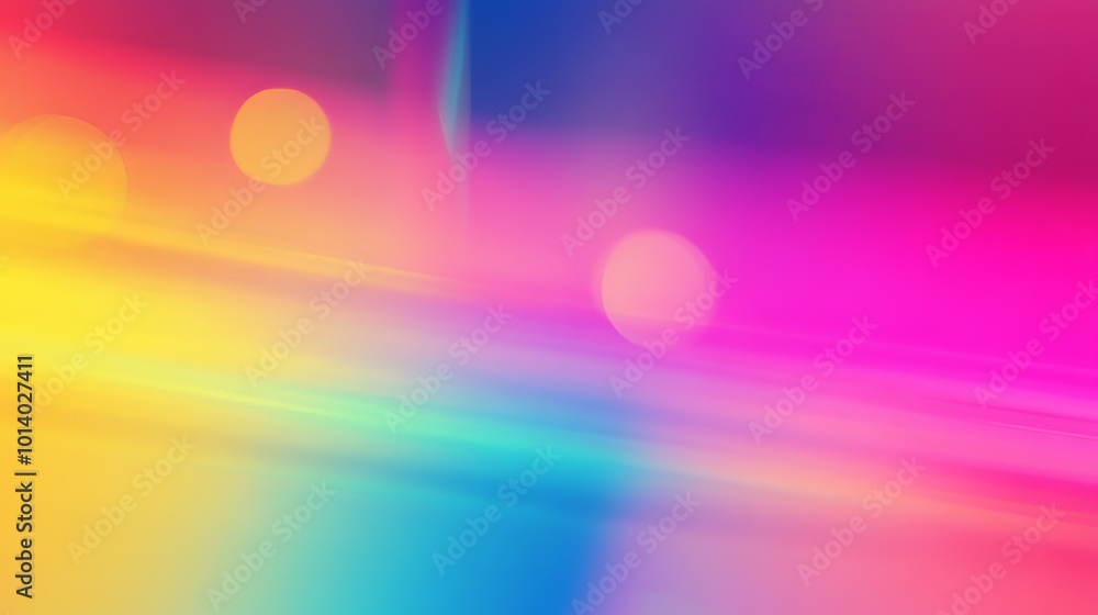 Poster a high-resolution neon-colored abstract gradient background with a blurred effect. dynamic and smoot