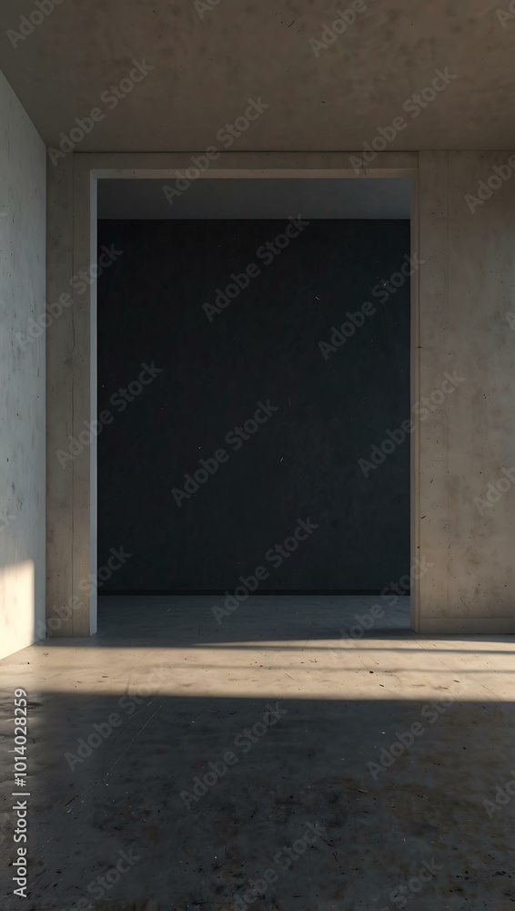 Poster ai-generated empty space render