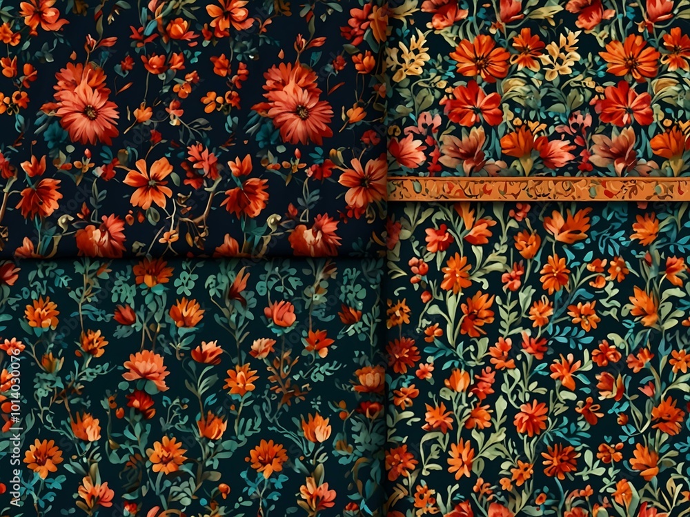 Poster beautiful seamless patterns for design projects.