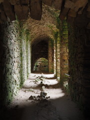Wnętrze ruin zamku Krzyżtopór
