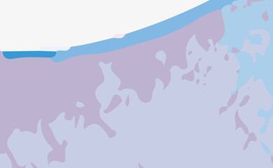 Abstract hand drawn background with Untidy Shapes