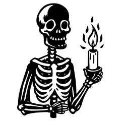 halloween skull and bones vectors