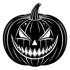 halloween pumpkin isolated on white background