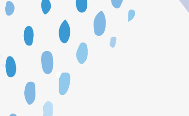 Abstract hand drawn background with Untidy Shapes