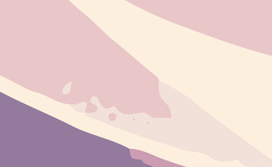 Abstract hand drawn background with Untidy Shapes