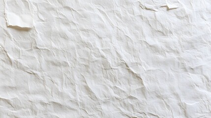 Obraz premium Seamless white watercolor paper background with a thick, rough kraft card stock texture