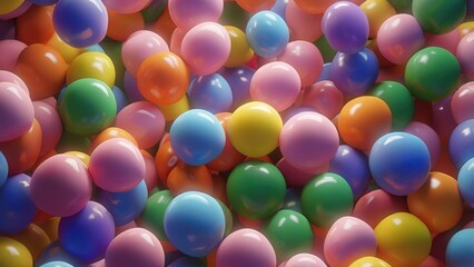 colorful balloons background