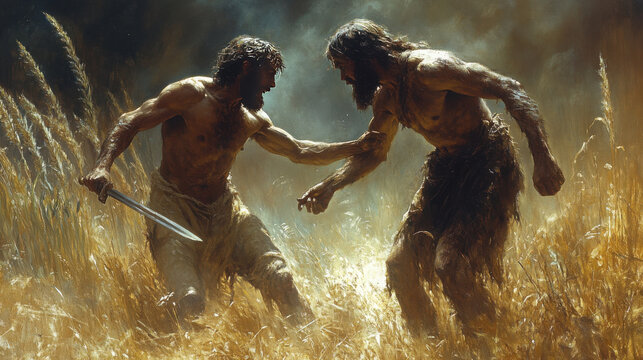 Bible story, Adam's sons Cain will kill Abel.