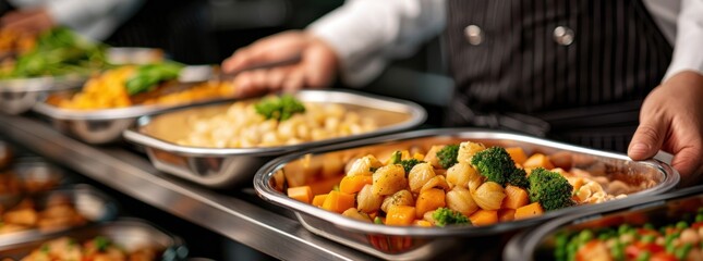 Obraz premium Deliciously Prepared Healthy Meals A Culinary Delight for Every Palate