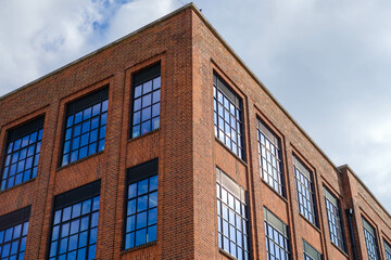 Fototapeta premium facade of an building with sky