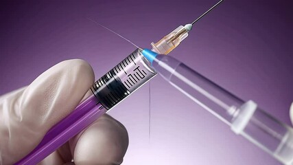 A healthcare professional prepares a syringe with a vaccine, highlighting the crucial steps involved in administering vaccinations to the community.