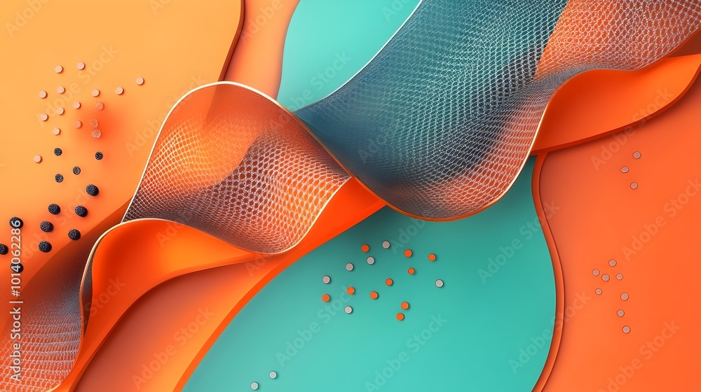 Poster transparent graphene sheets highlighting the material s flexibility and unique properties in a clean