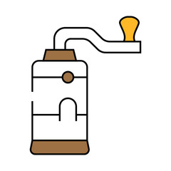 spice grinder line icon vector. spice grinder sign. isolated symbol illustration
