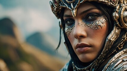 A thrilling action scene featuring a character from an online game, filled with energy and excitement