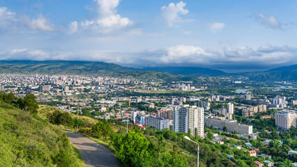 View of Tbilisi City from the Chronicle of Georgia