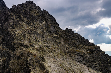 rock in the mountains