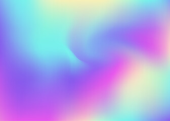Obraz premium Hologram Texture. Iridescent Background. Graphic Light. Purple Shiny Gradient. Metal Geometry Brochure. Cosmos Mesh. Holographic Background. Neon Image. Blue Hologram Texture
