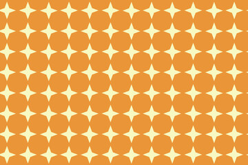 Orange abstract geometric background. Dynamic shapes composition. Eps10 vector