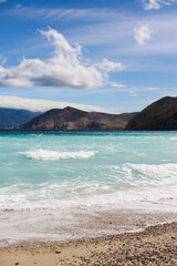 Croatia, Krk island. sea in autumn. vacation by the sea