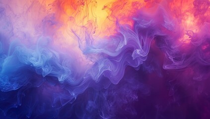 Fototapeta premium abstract color background, color clouds, gradient colors, purple blue and...
