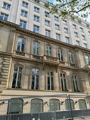 Fototapeta premium facade of an building paris france old