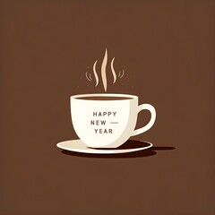 Obraz premium Celebrate New Year 2025 with New Beginnings 