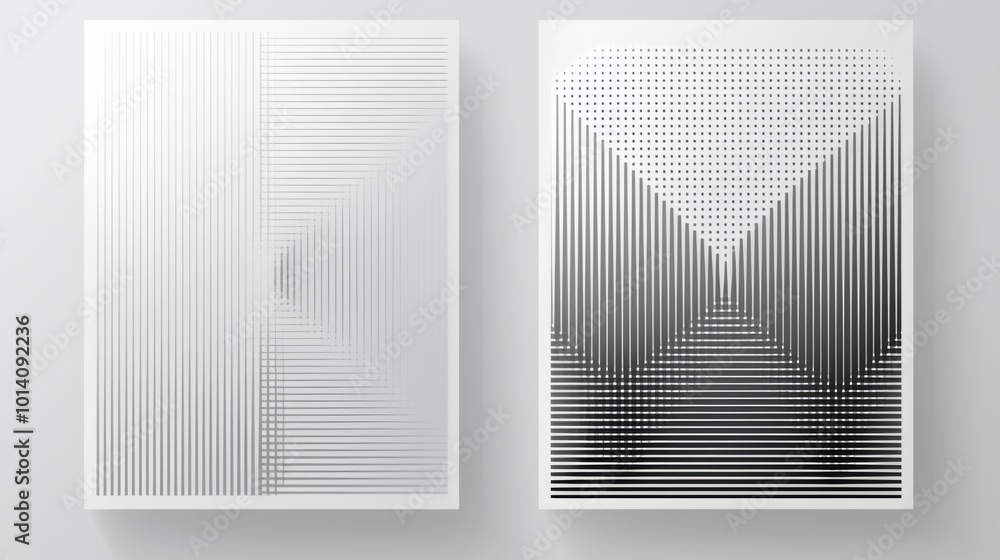 Poster set of 2 frame abstract silver gradient poster background vector set. modern cover template with sil