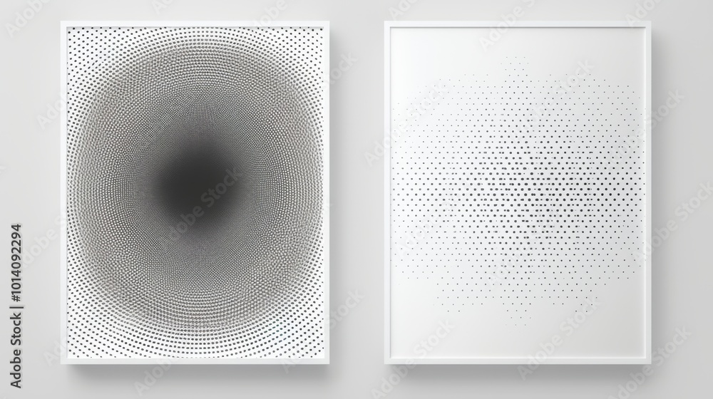 Poster set of 2 frame abstract silver gradient poster background vector set. modern cover template with sil