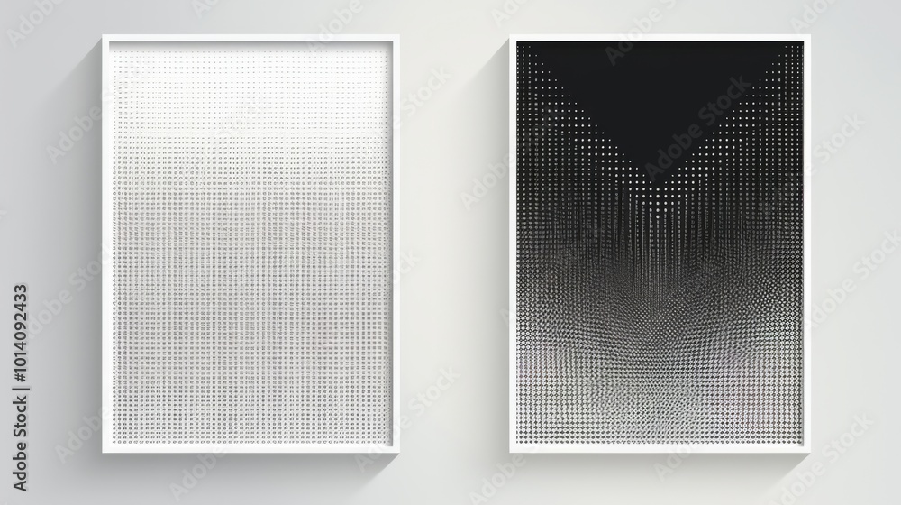 Poster set of 2 frame abstract silver gradient poster background vector set. modern cover template with sil