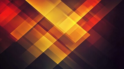 Abstract Geometric Pattern in Warm Colors