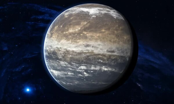 Pluto and its largest moon, Charon, orbiting each other. Video