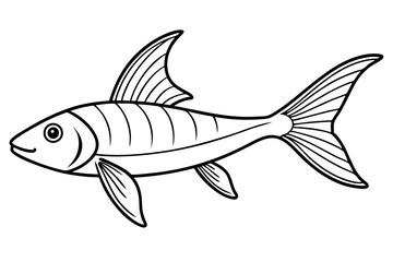 Swordtail Fish: Happy, Smiling, Funny & Expressive Vector Illustrations for Graphics Design, Expressive swordtail fish illustrations for vibrant graphic design projects