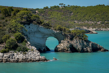 The San Felice arch, Gargano, Puglia, Italy.