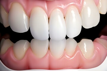A close-up view of a tooth showcasing a missing area for dental awareness