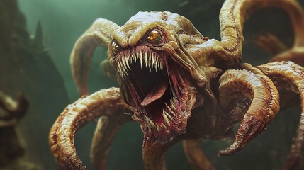 Frightening Alien Monster Creature Design