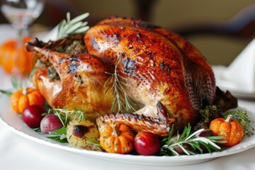 Thanksgiving Tradition Celebration with Family and Feast